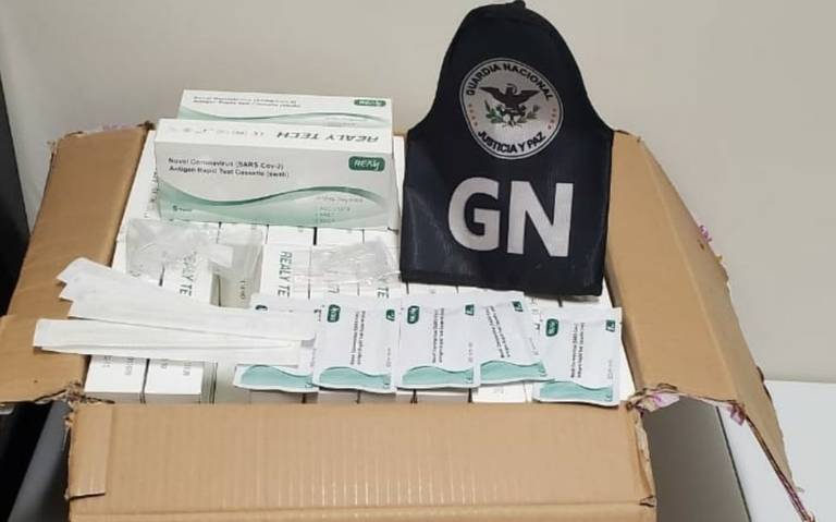 Decomisan pruebas rápidas de Covid-19