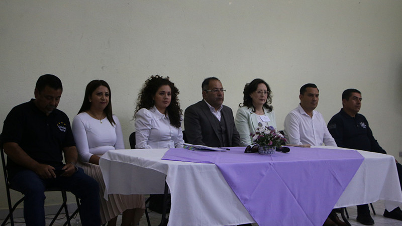 Mujeres de Ciudad Hidalgo, asisten a la Conferencia “La Igualdad Sustantiva en la Formación de la Cultura Organizacional