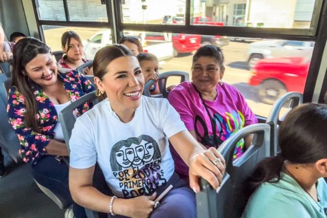 ANUNCIA MARINA DEL PILAR CRECIMIENTO DEL TRANSPORTE VIOLETA