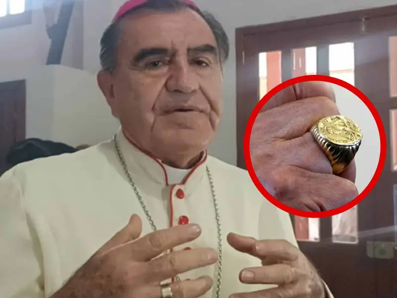 Ladrón regresa anillo episcopal por maldición lanzada por el obispo de Orizaba