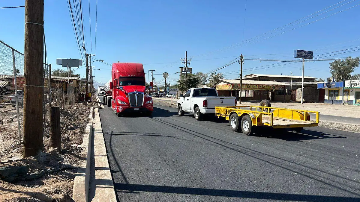 Inauguran avenida Zaragoza en el Ejido Puebla